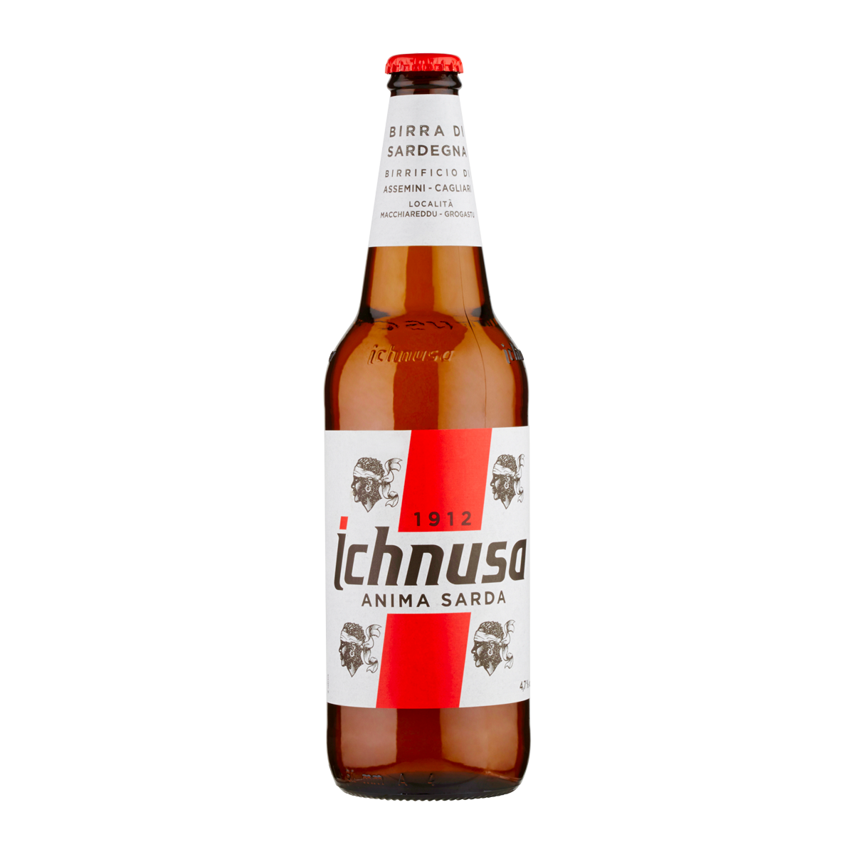 Birra Ichnusa in bottiglia da 66 cl