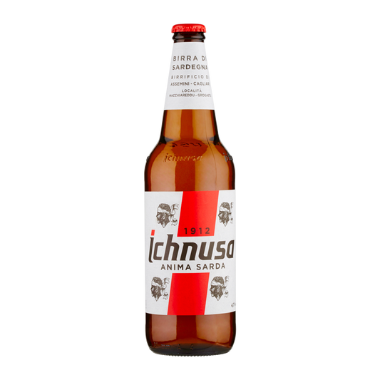 Birra Ichnusa in bottiglia da 66 cl