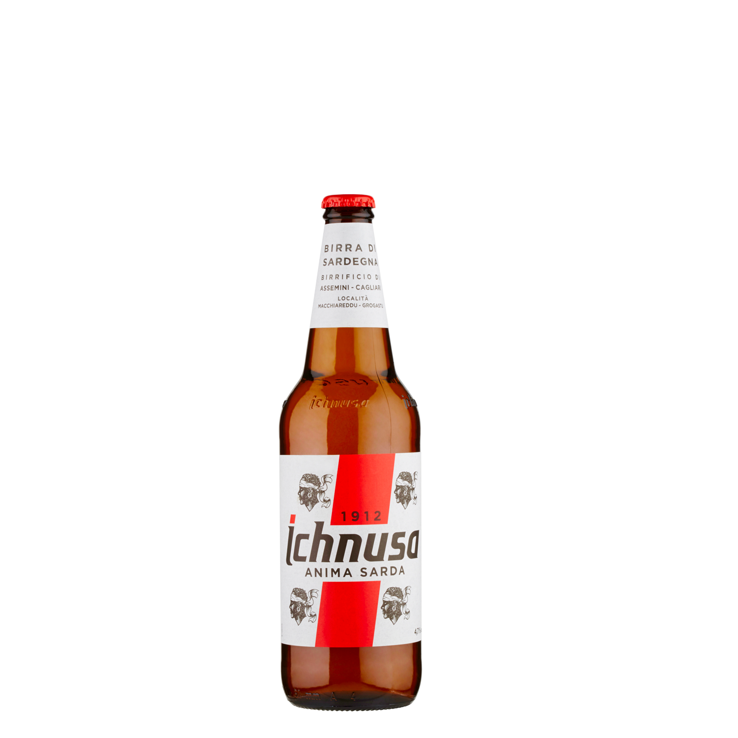 Birra Ichnusa in bottiglia da 33 cl