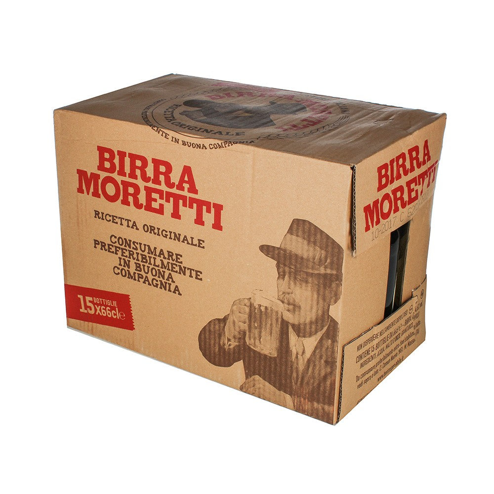 Cartone Birra Moretti da 66 cl